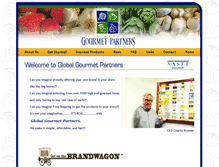 Tablet Screenshot of globalgourmetpartners.com